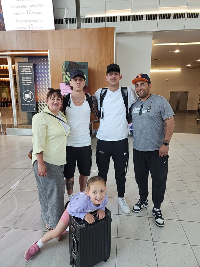 Letting the boys go: notes from an airport, again.