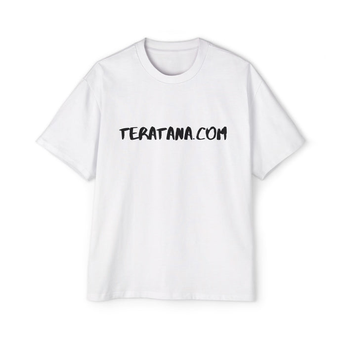 TeRatana.Com Wordmark Oversized Tee · White · front