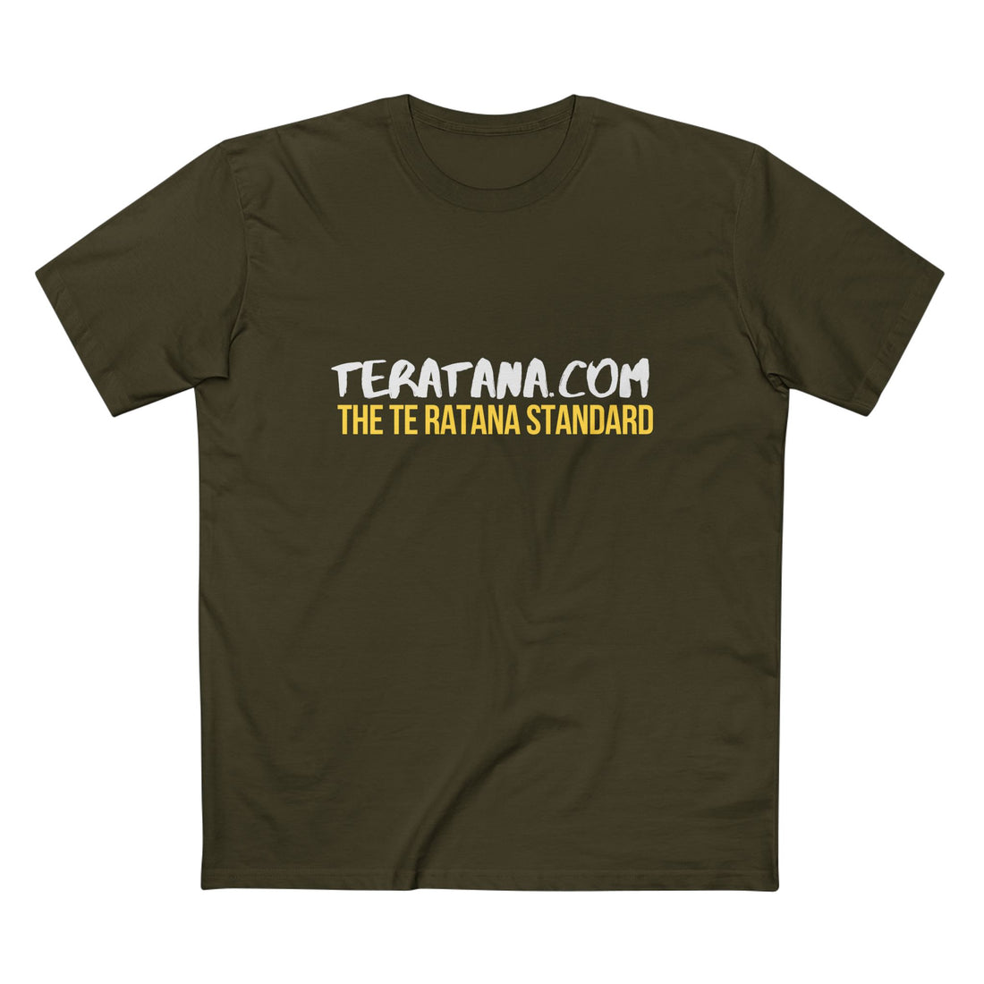 Te Ratana Standard Tee · Army · front