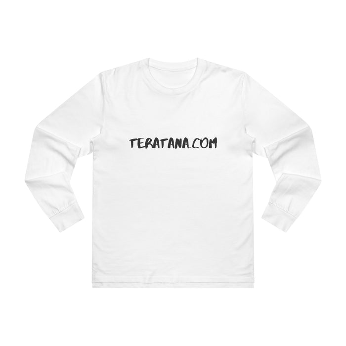 TeRatana.Com Wordmark Long Sleeve · White · front