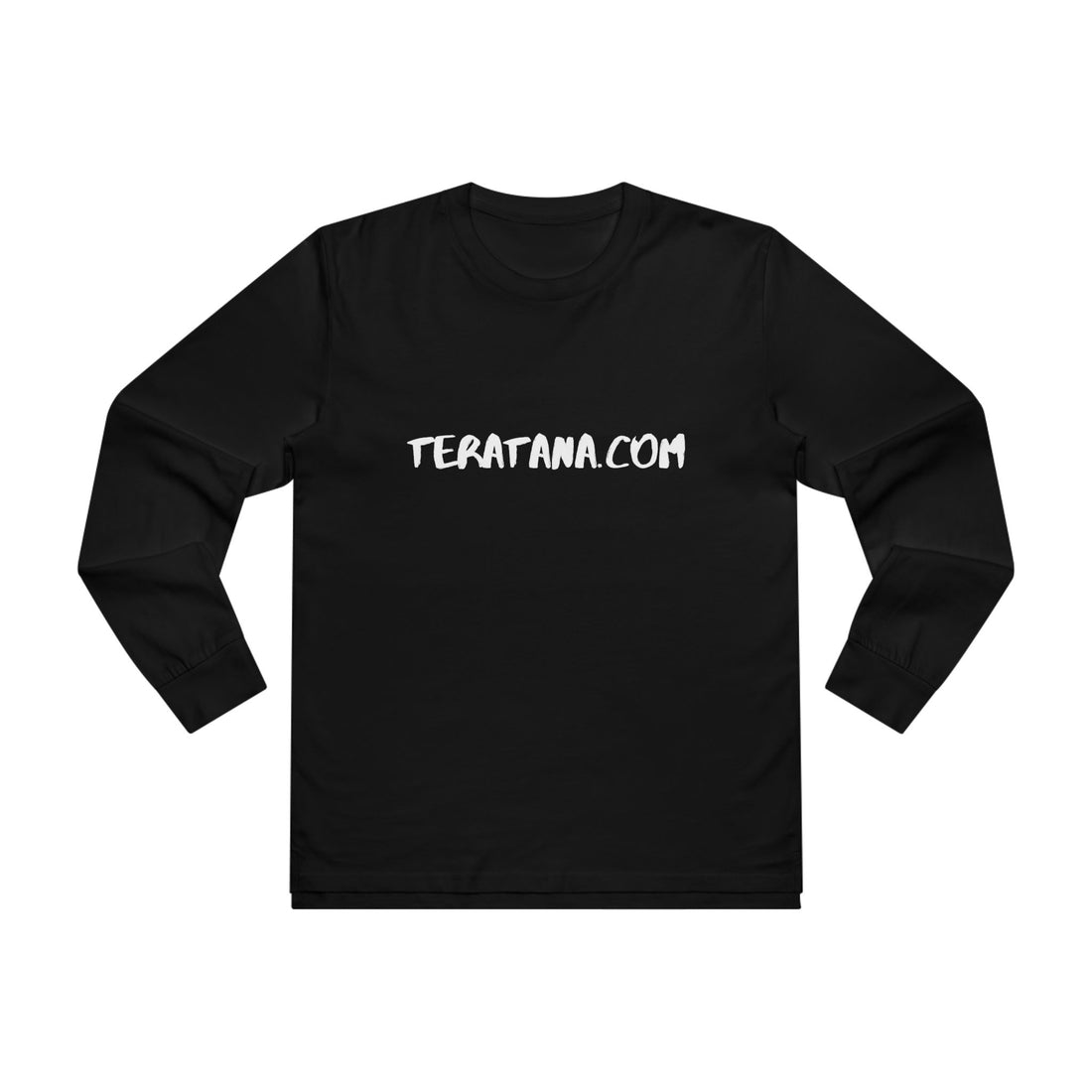 TeRatana.Com Wordmark Long Sleeve · Black · front