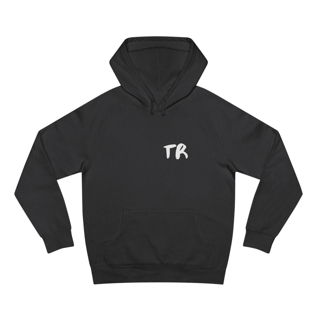 TR Monogram Hoodie · Asphalt Heather · front