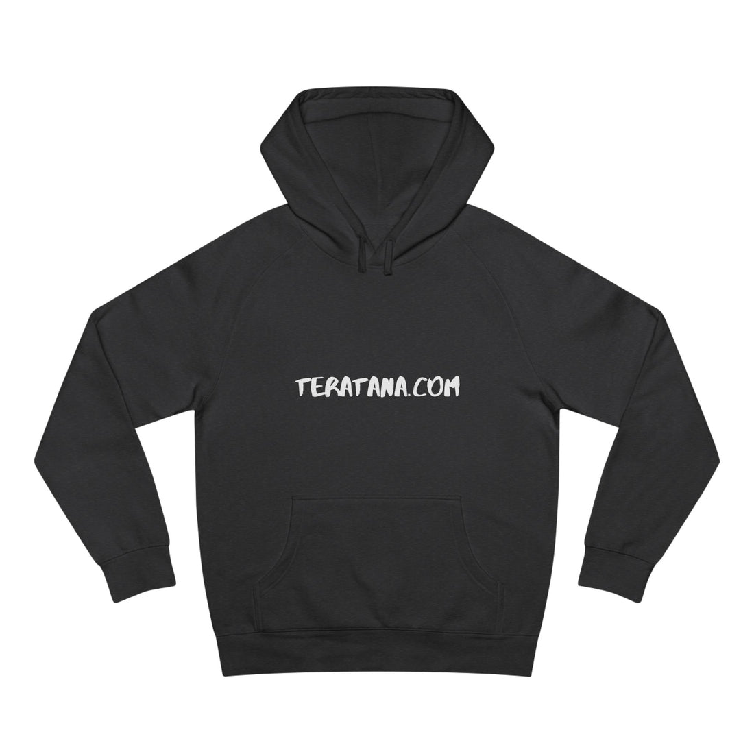 TeRatana.Com Wordmark Hoodie · Asphalt Heather · front