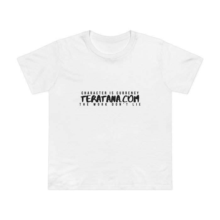 Te Ratana Lockup Women's Tee · White · front