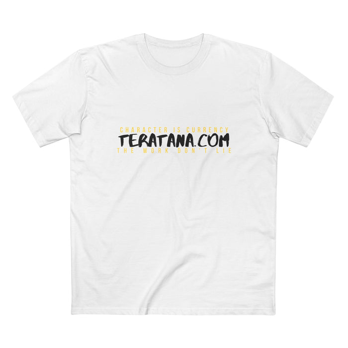 Te Ratana Gold Lockup Tee · White · front