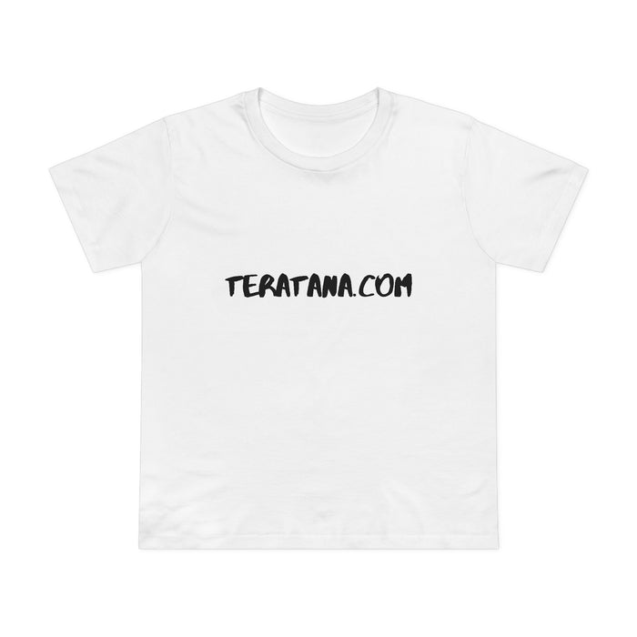 TeRatana.Com Wordmark Women's Tee · White · front