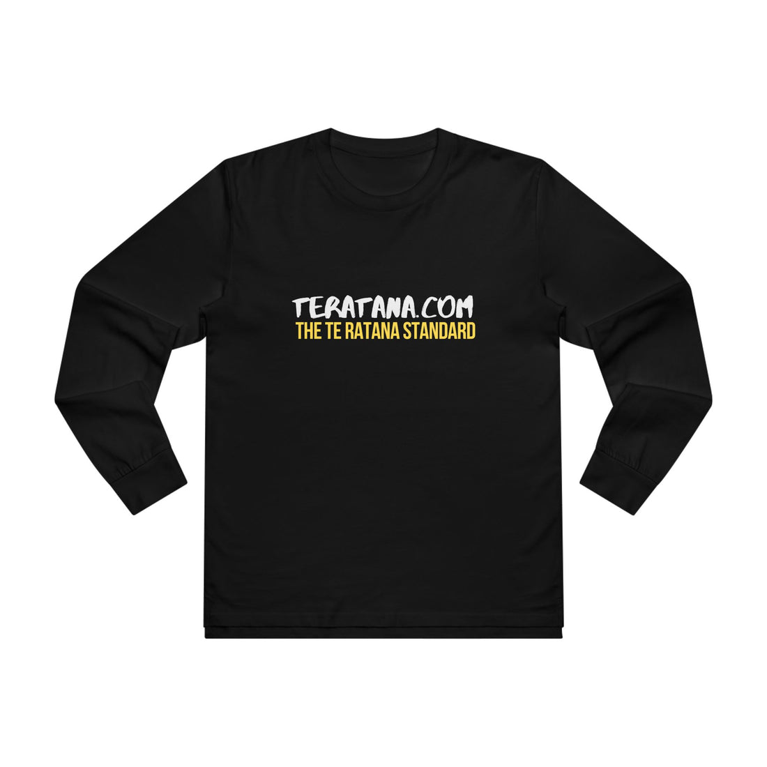 Te Ratana Standard Long Sleeve · Black · front