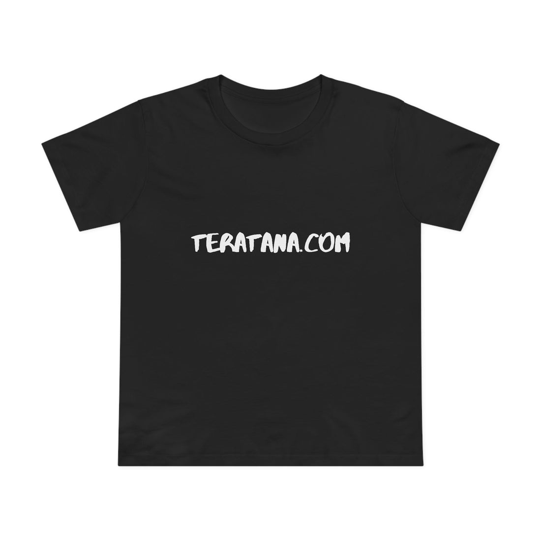 TeRatana.Com Wordmark Women's Tee · Black · front
