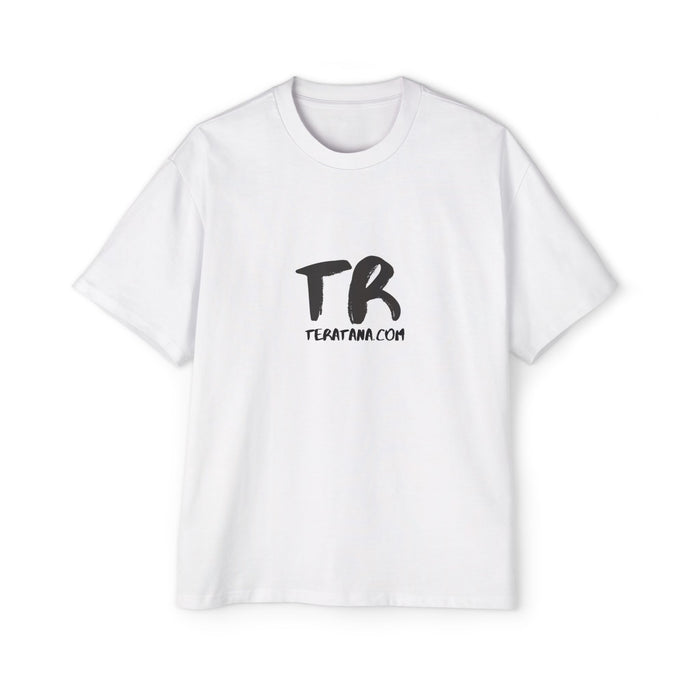 TR Logo Oversized Tee · White · front