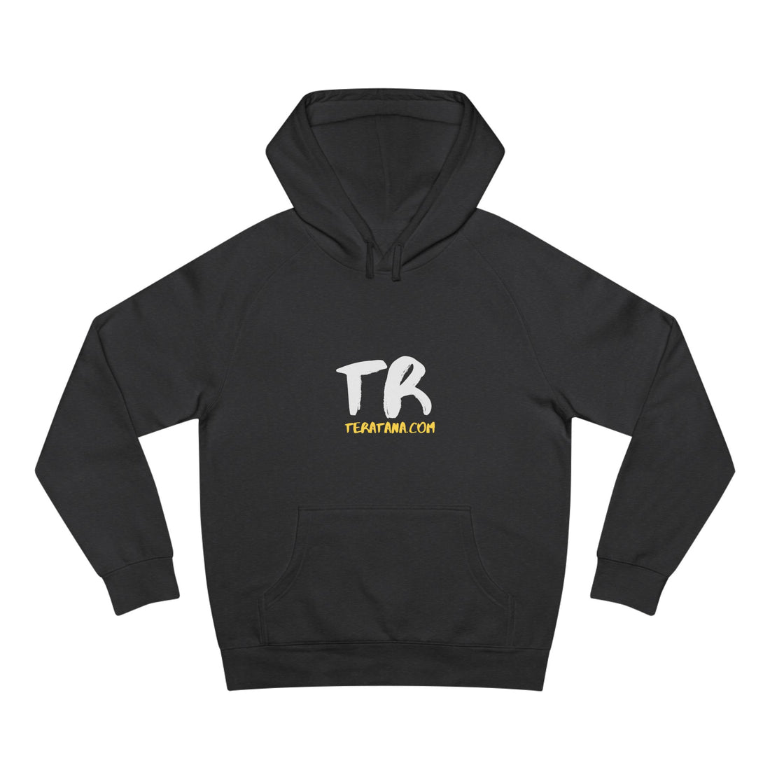 TR Logo Hoodie (Script Back) · Asphalt Heather · front