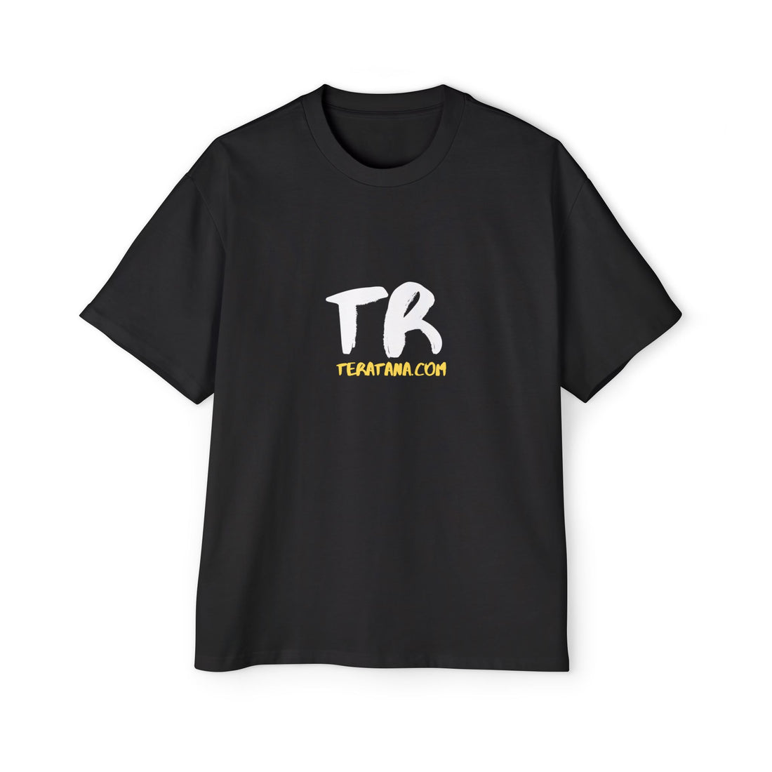 TR Logo Oversized Tee · Black · front
