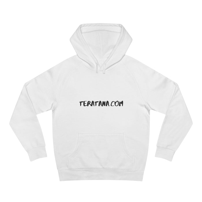 TeRatana.Com Wordmark Hoodie · White · front