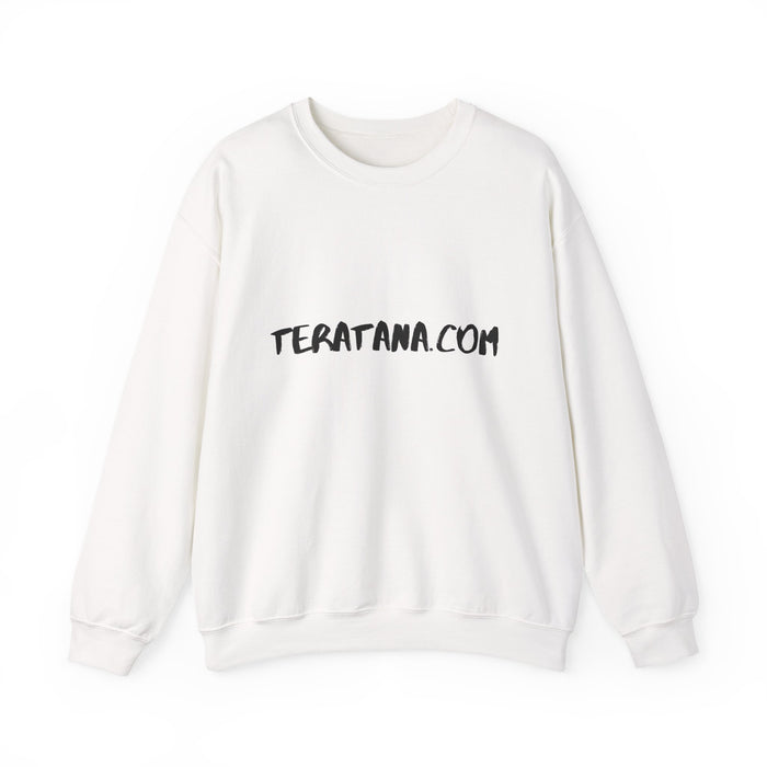 TeRatana.Com Wordmark Crewneck · White · front