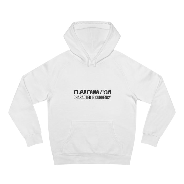 Character Is Currency Hoodie · White · front