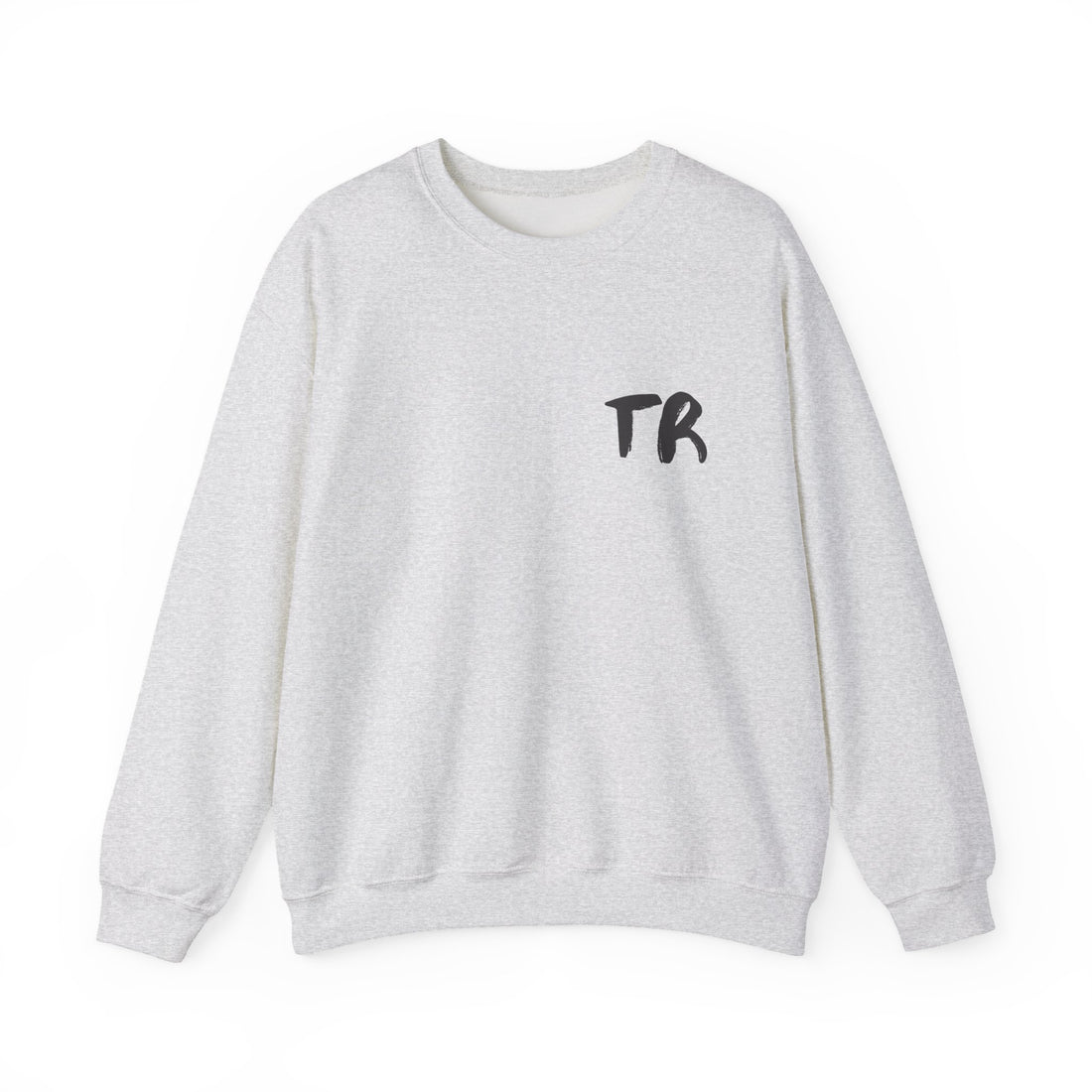 TR Monogram Crewneck · Ash · front