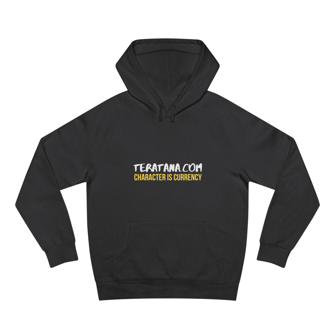 Character Is Currency Hoodie · Asphalt Heather · front