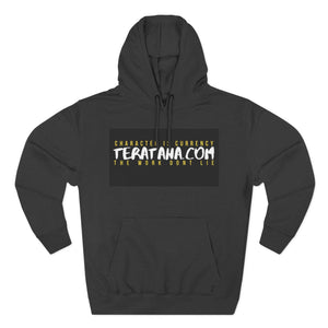 Teratana.com Logo Hoodie — 'The Work Don't Lie' Fleece Pullover