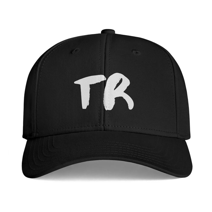 TR Monogram Cap · Black